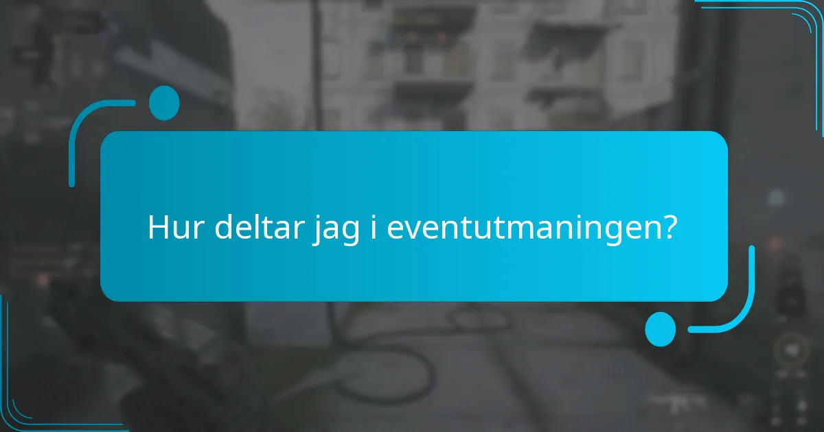 Hur deltar jag i eventutmaningen?