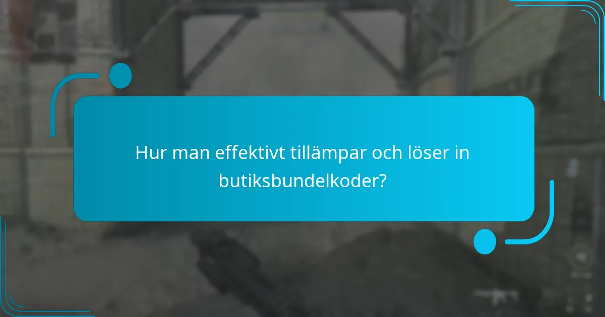 Vilka specialerbjudanden kan nås med butiksbundelkoder?