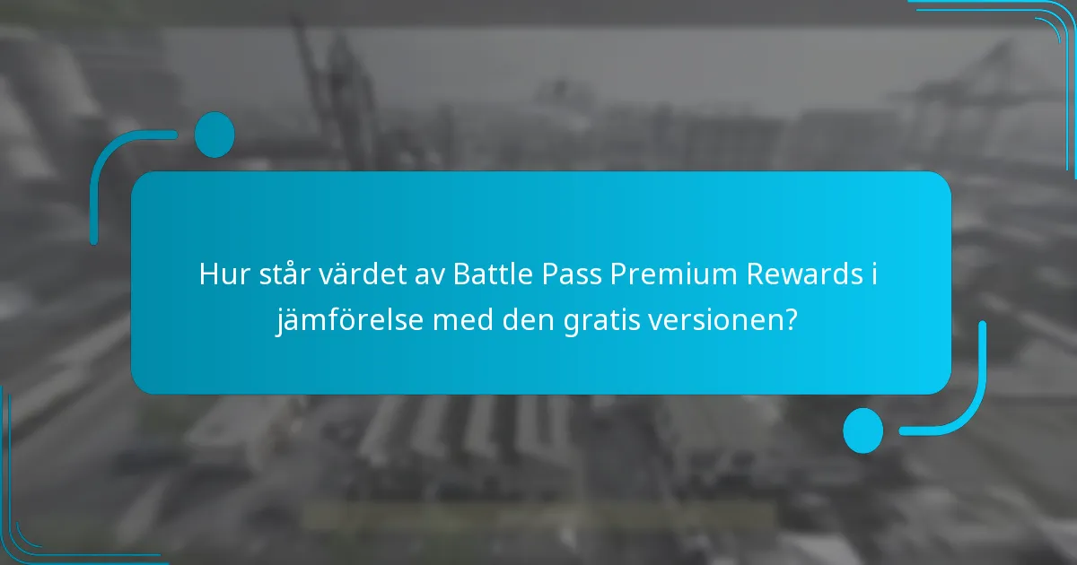 Vilka är operatormissionerna som ingår i Battle Pass Premium Rewards?