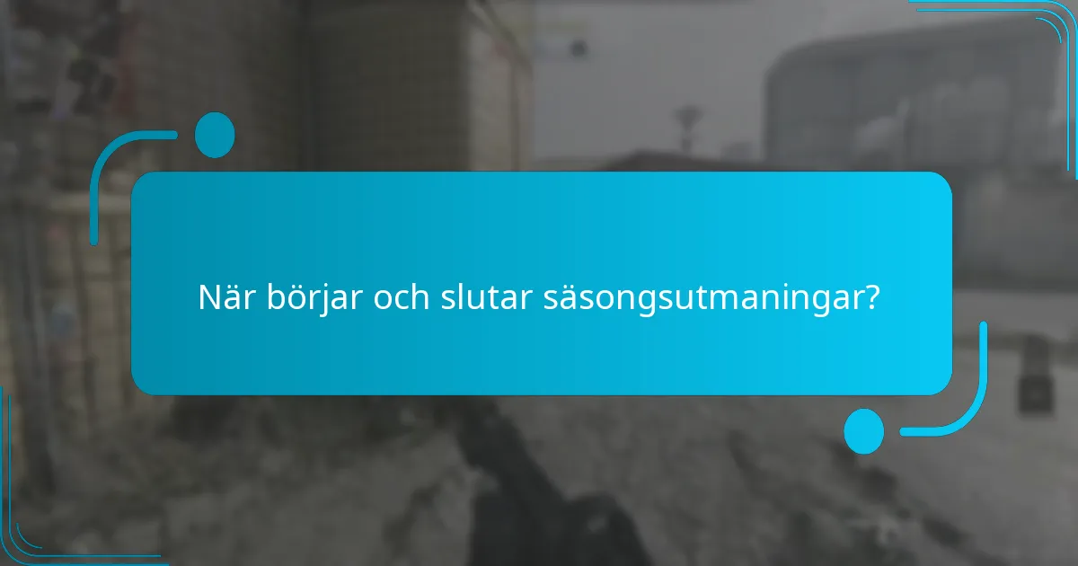 Hur jämför sig den aktuella säsongen med tidigare säsonger?
