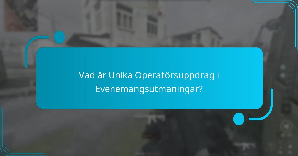Hur man framgångsrikt slutför unika operatörsuppdrag?